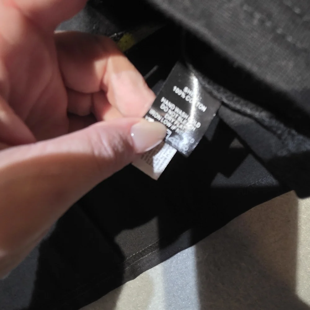 Peach Love Colorful Patch Football Oversized WomenTop New In Poly PTP 31 LARGE - Picture 5 of 7